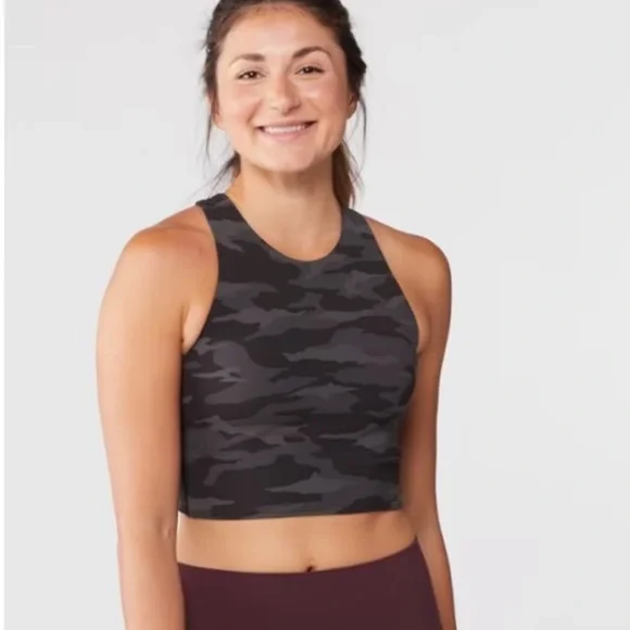 NWT Athleta Conscious Crop Printed - Picture 1 of 6